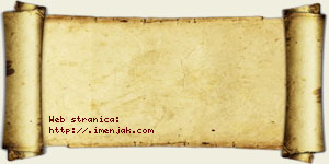 Angelina Roksandić vizit kartica